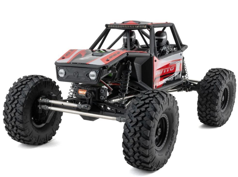 Axial Capra Black 1.9 4Wheel Steer Unlimited Trail Buggy 1/10 RTR 4WD Rock Crawler w/DX3