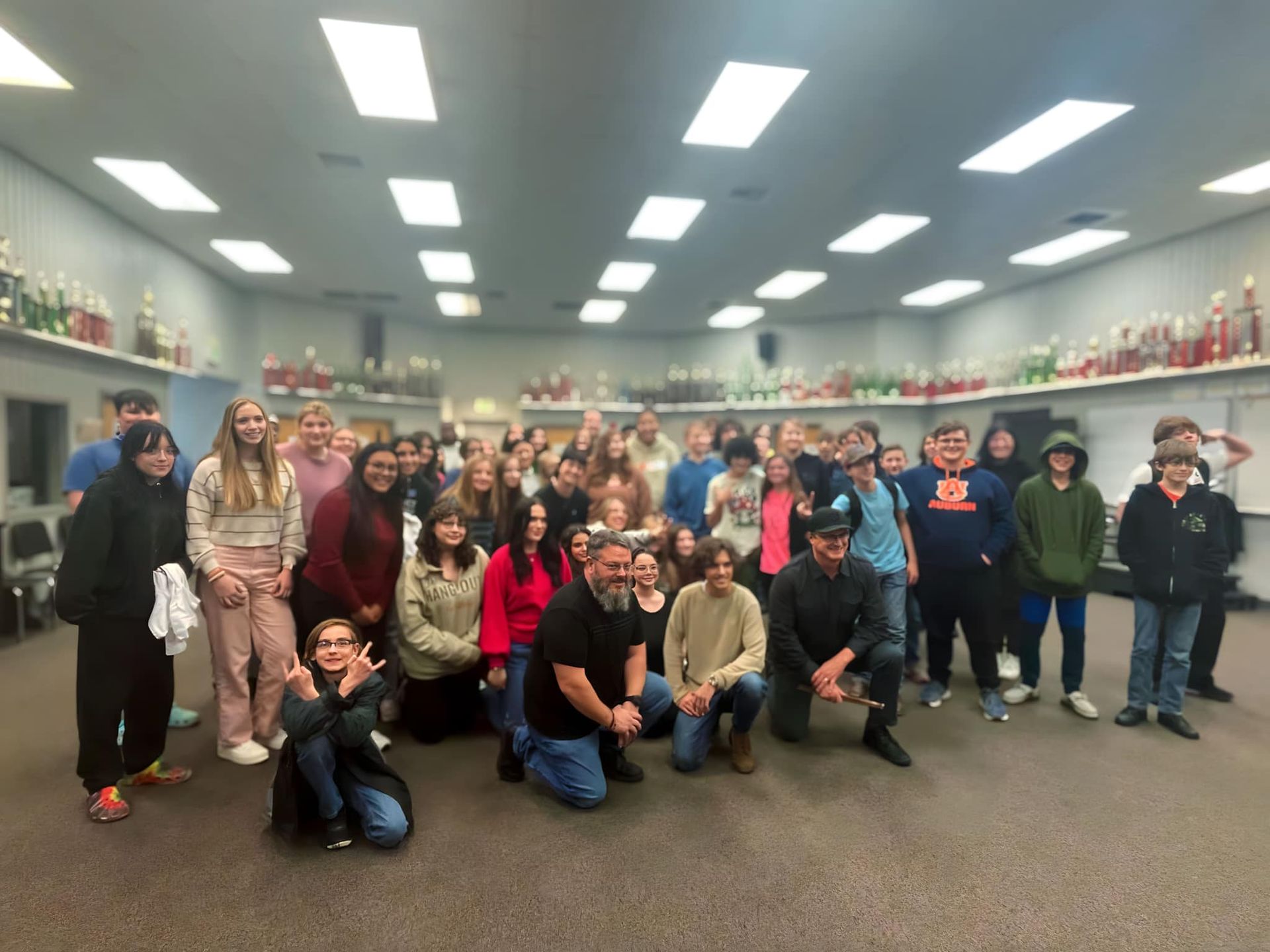 Ben Flournoy with Wicksburg High School Band