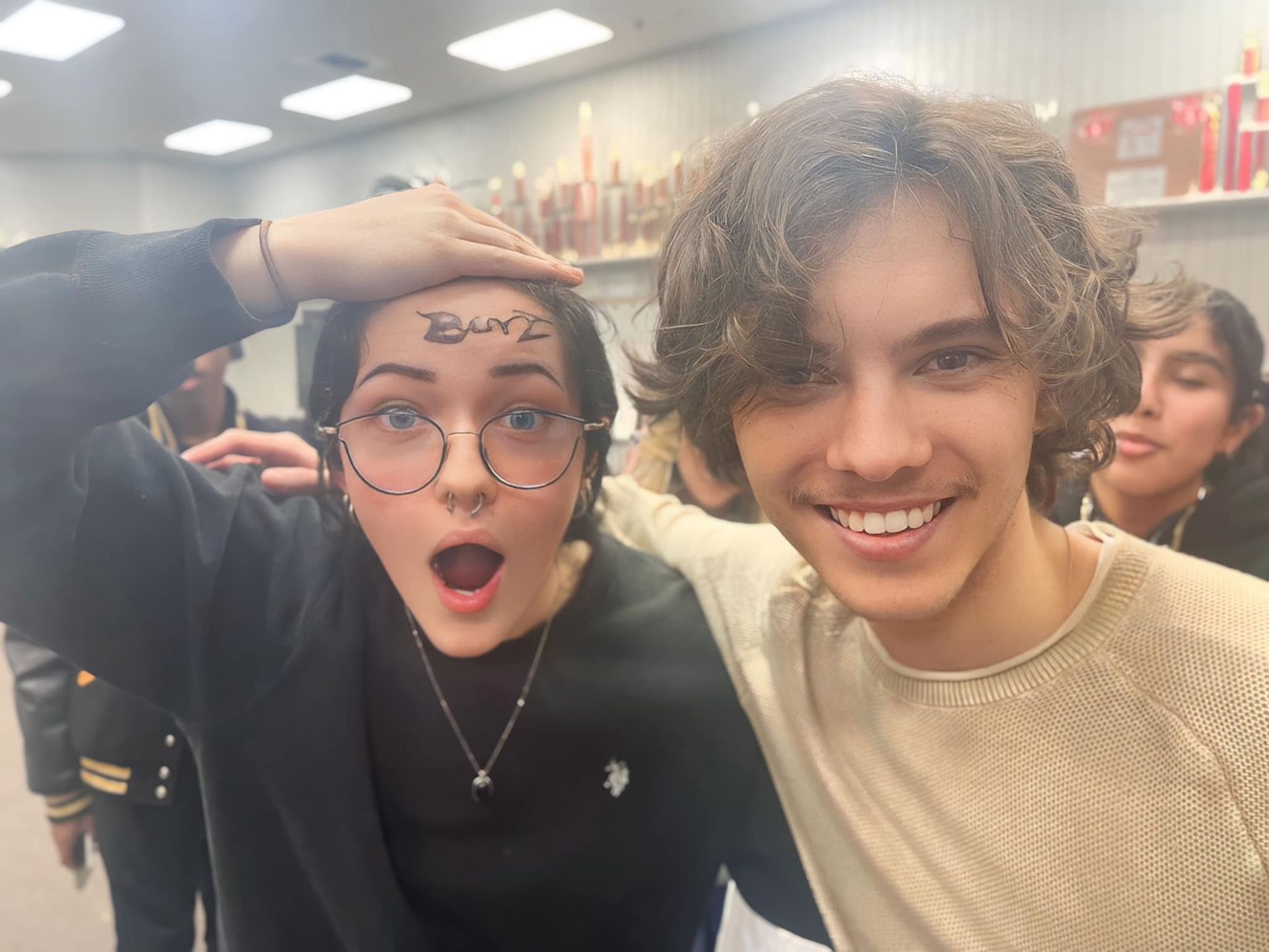 Ben Flournoy Blues in Schoolsroom.