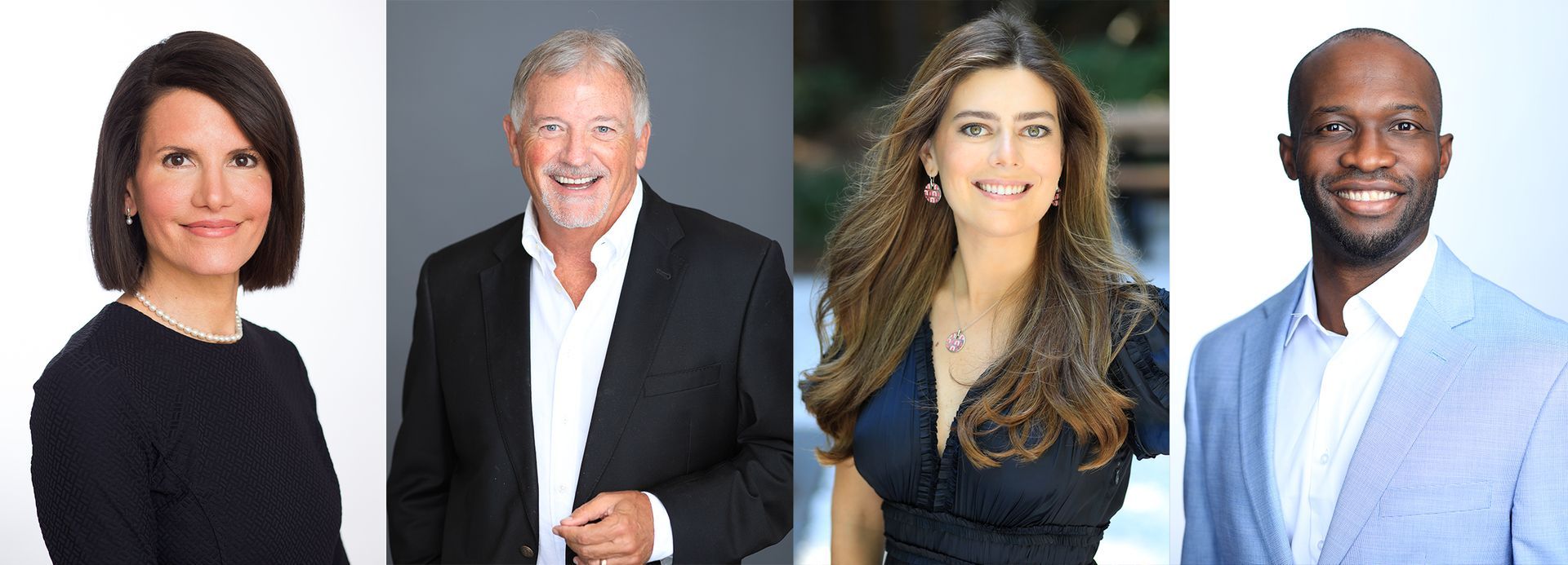 Business headshots collage by Asheville photographer Diana Deaver