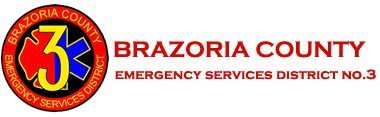 A logo for brazoria county emergency services district no.3