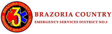 A logo for brazoria county emergency services district no.3