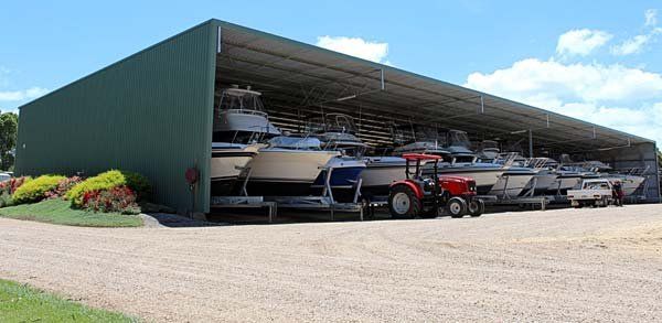 Wide Boat Storage — Johnsonville, VIC — Tambo Marine