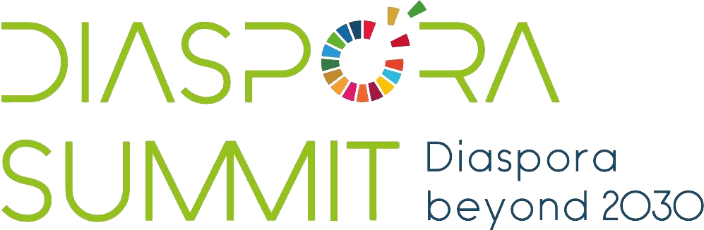 A logo for the diaspora summit beyond 2030