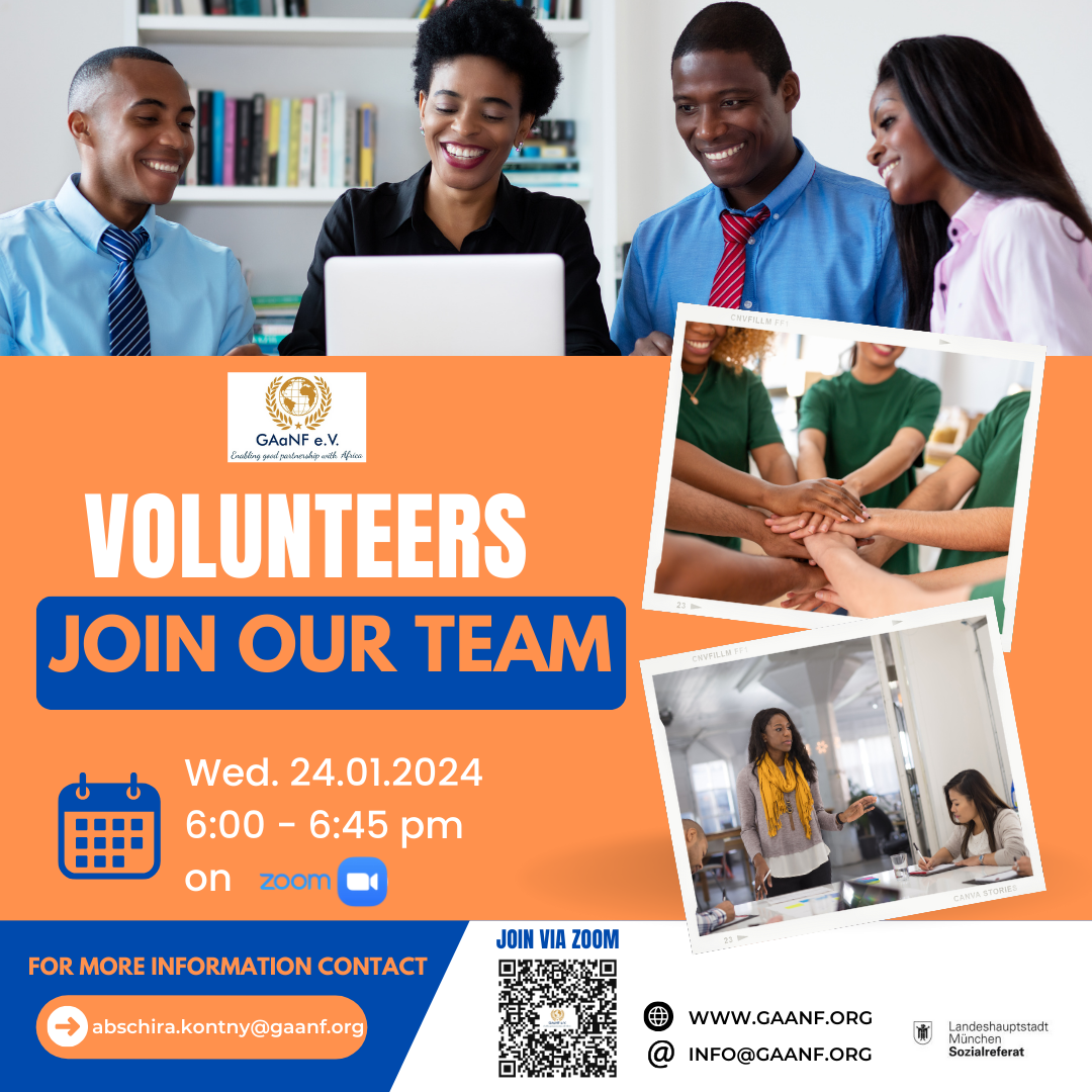 An advertisement for volunteers to join our team