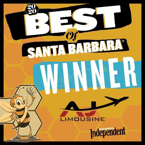 A poster that says best of santa barbara winner