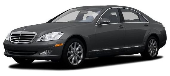 A mercedes benz s class is shown on a white background.
