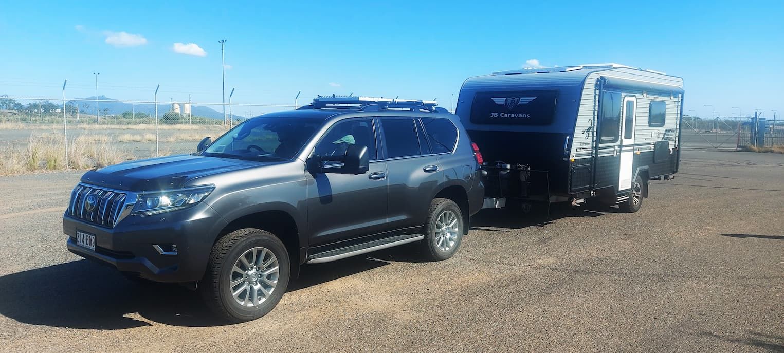 SUV With Caravan - Vehicle Weighing in Gladstone, QLD