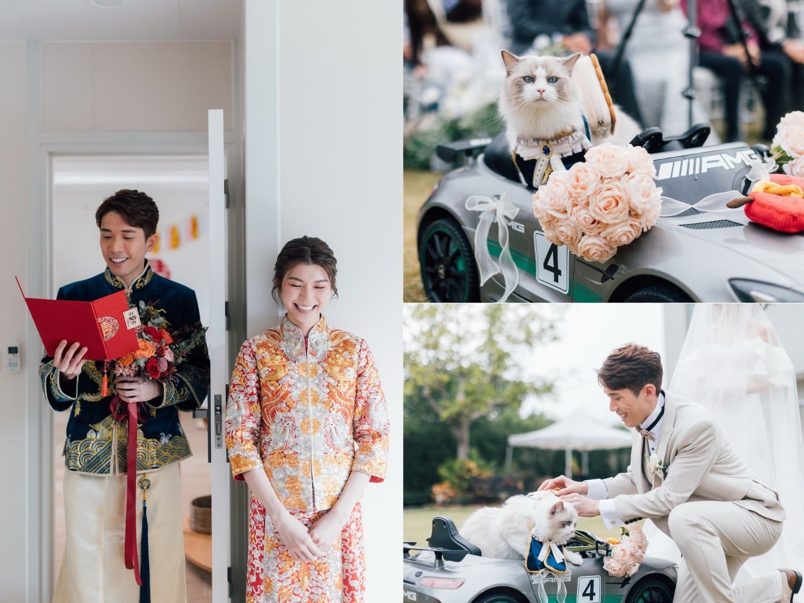 The Pine House 新人出門與喵主子坐花車進場