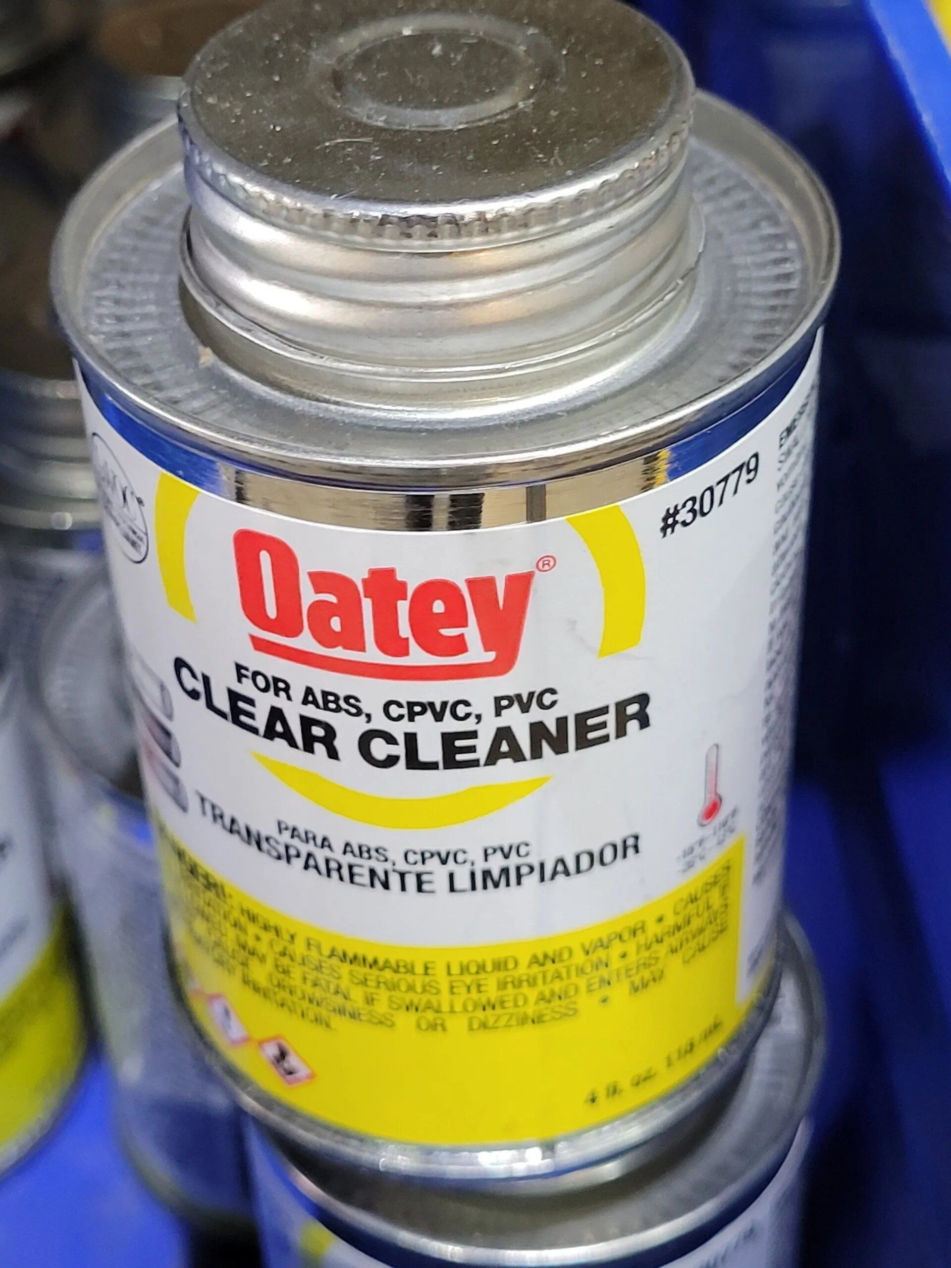 Oatey Clear Cleaner — Hattiesburg, MS — McElhaney Plumbing & Hardware Inc