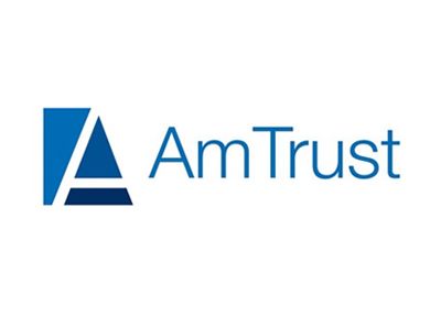 AmTrust logo: Blue abstract