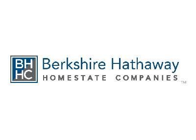 Berkshire Hathaway HomeState Companies logo: blue square with
