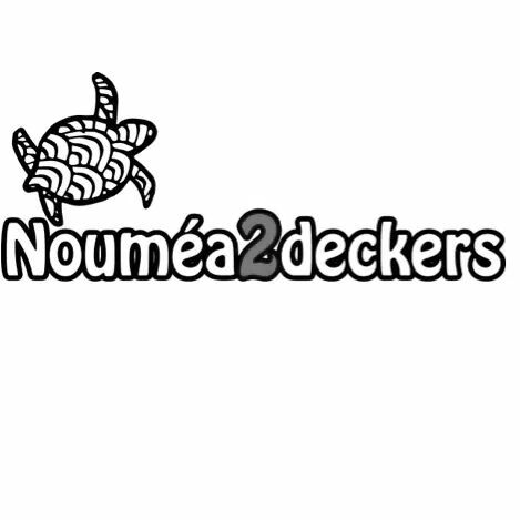 Le logo du noumea 2 ponts comporte une tortue.
