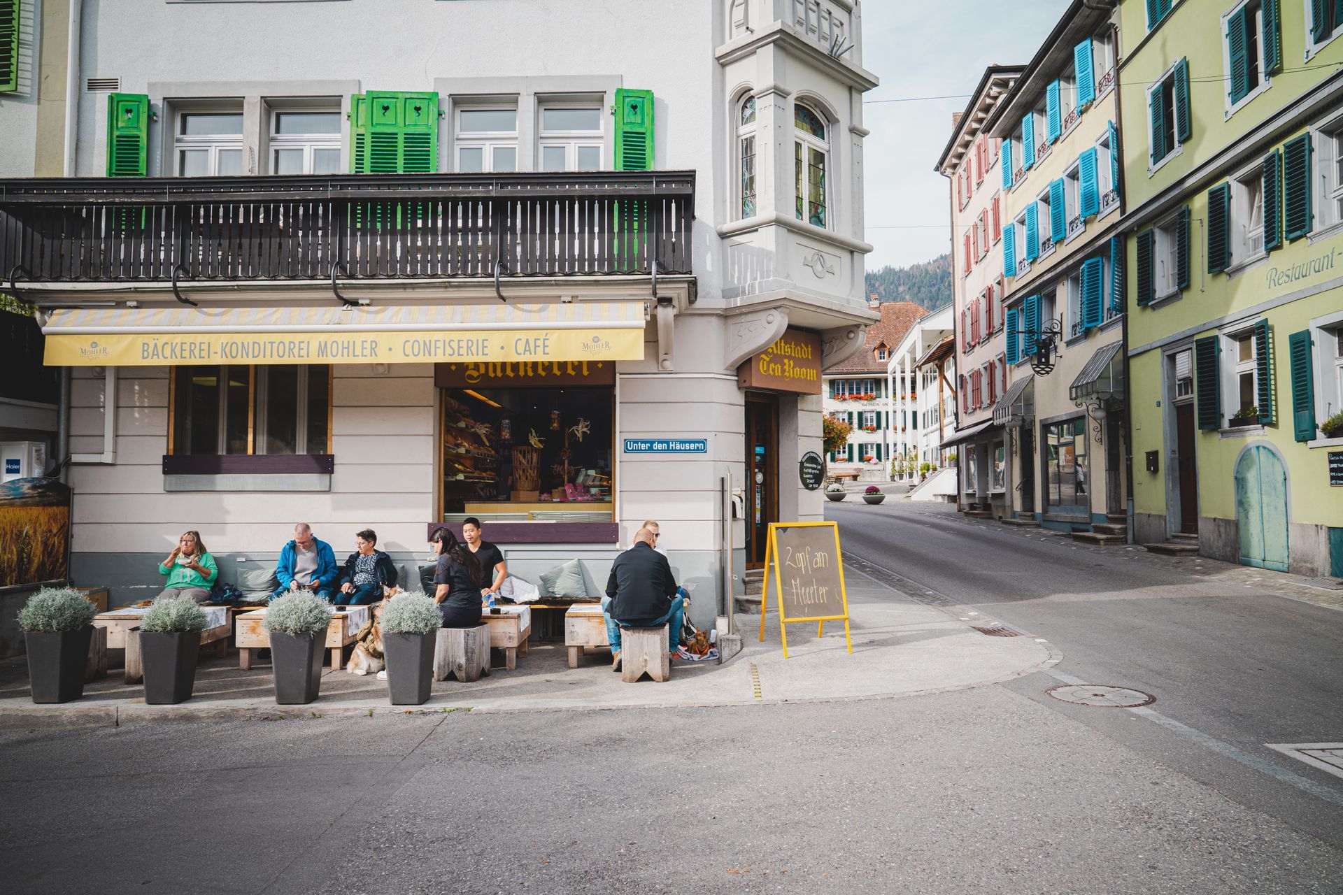 Terrasse Konditorei Mohler