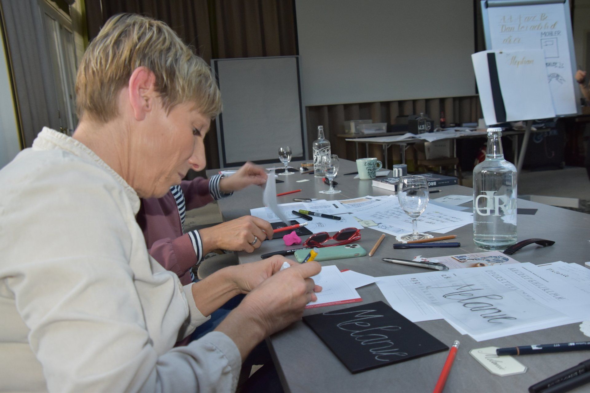 Bild Teamevent Konditorei Mohler Handlettering Detail