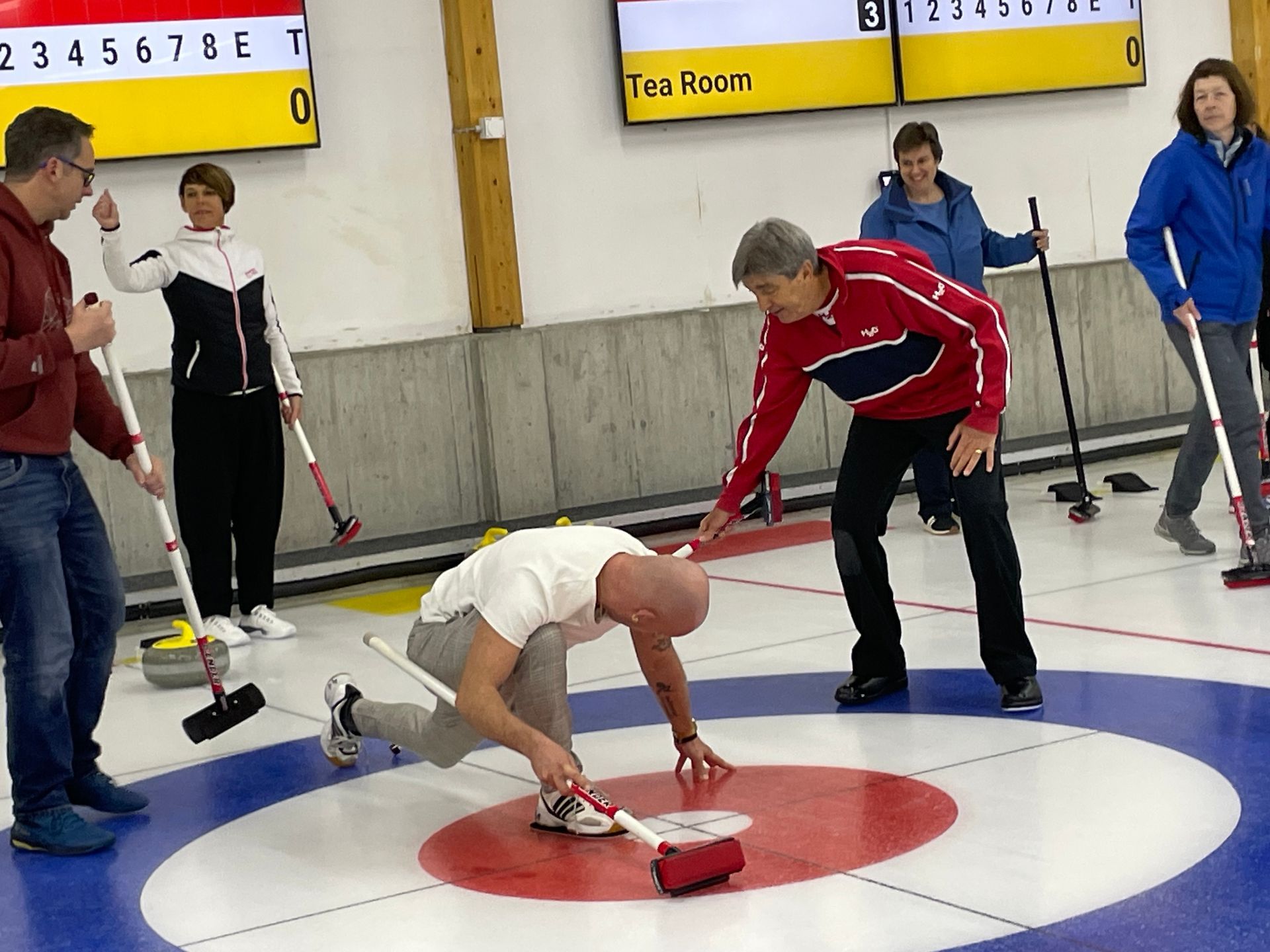 Curling-Event Bäckerei Mohler