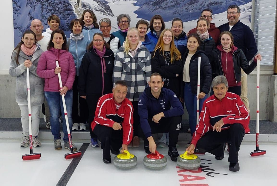 Team Bäckerei Mohler beim Curling