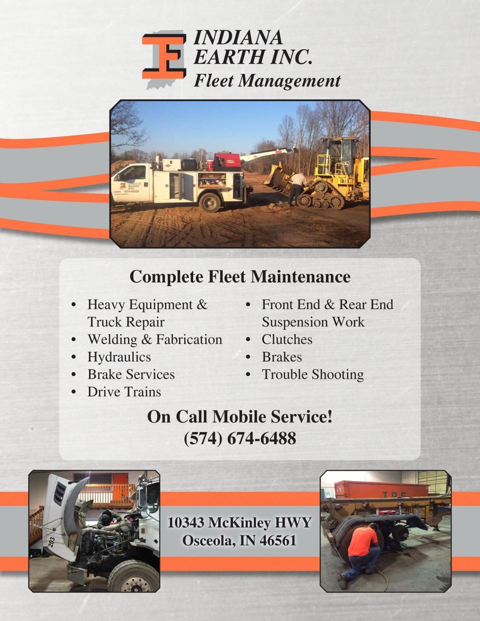 Indian Earth Inc. Fleet Management — Fleet Management in Osceola, IN
