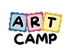 A logo for the summer art academy art camp