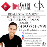A blue realtor logo on a white background