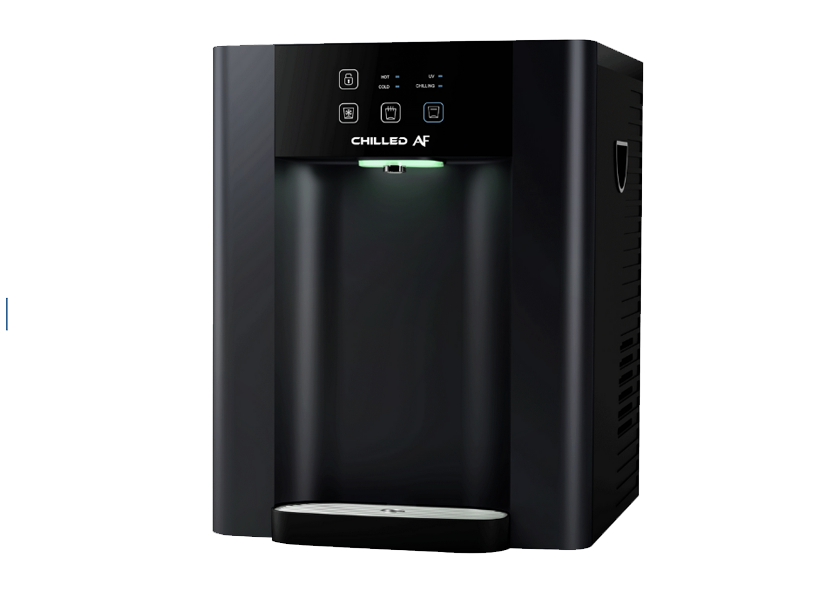 CHILLED AF
The Chilled AF water your employees and guest are going need.
    Tower & Countertop Models
    Cold and Hot Water
    Touch Panel
    Leak Detection in Countertop
    UV Sterilization
    Filtration