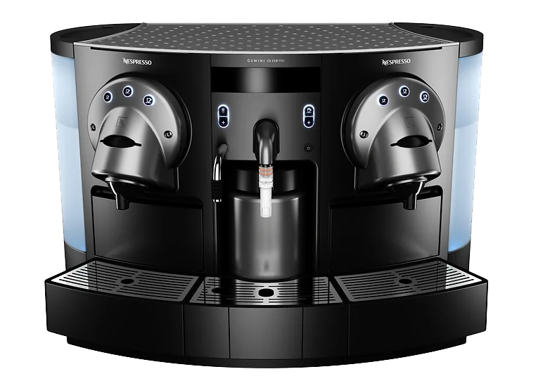 Nespresso Momento 200
Enjoy your favourite coffee with complete peace of mind thanks to the Nespresso Momento Touchless remote control. Nespresso Momento 200 offers two extraction heads to brew 5 black coffee sizes as well as a hot water function, delivering cafe style coffee from an Espresso to an Americano. In addition, with the help of the capsule recognition function, it can provide recommendations for optimal coffee cup length, aromatic coffee notes, and intensity for the selected coffee capsule.