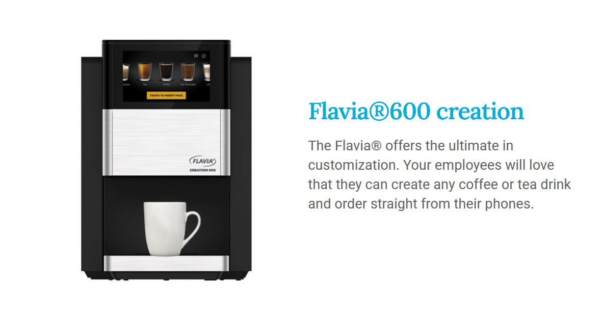 Flavia 600 creation coffee machine