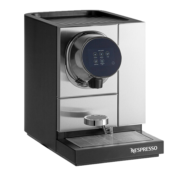 Nespresso Momento 100
    An effortless way to serve coffee at your business
    New Touchless & low touch technology available
    Employs our smartest technology yet
    Designed with your specific business needs in mind
    Recommended servings per month: 500+
