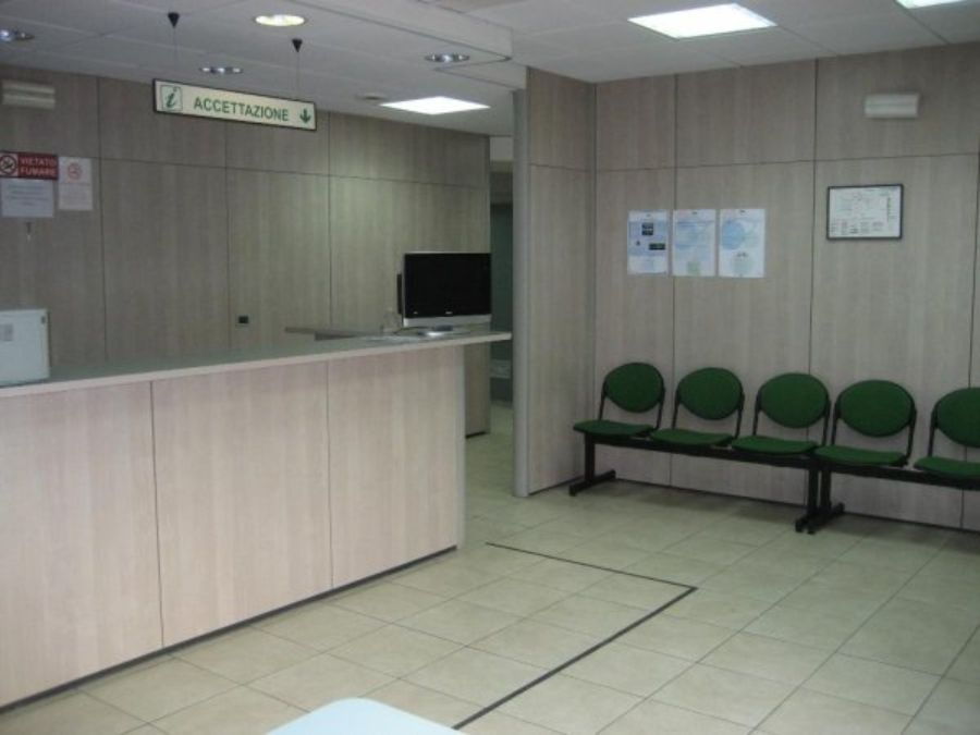 Sala d'attesa studio dermatologico
