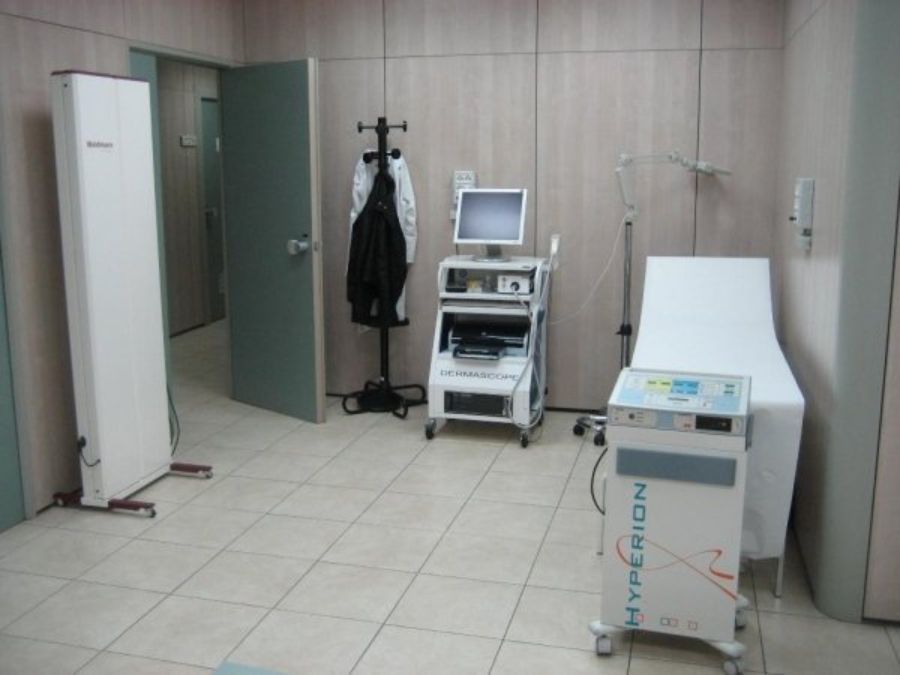 Sala per visite dermatologiche