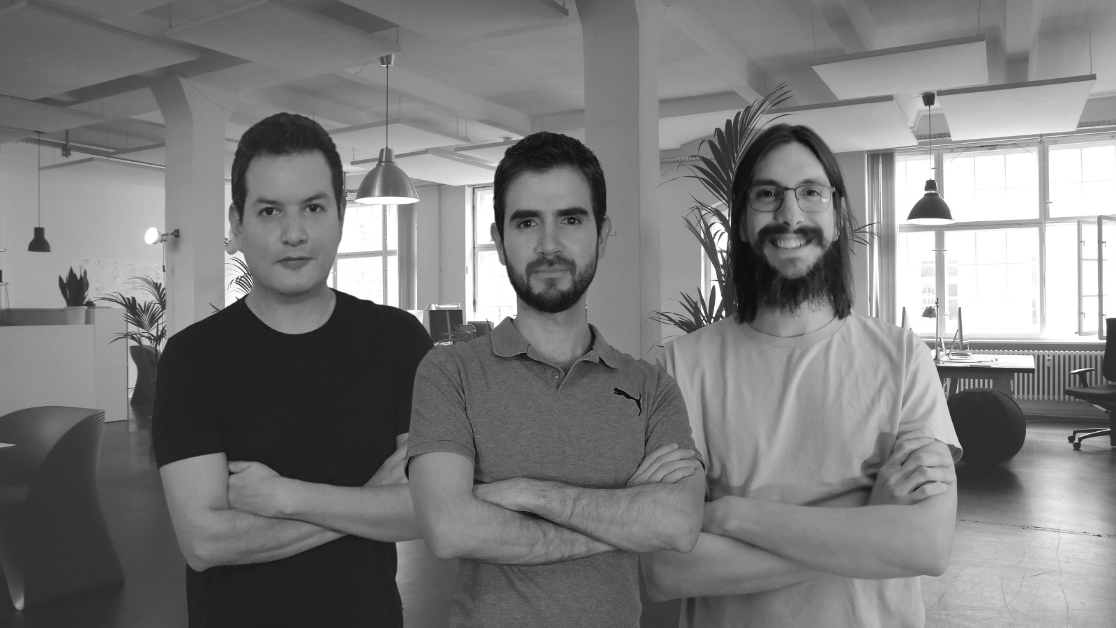 Eugenio Villarreal : CEO // Marco Pedraza : CTO // Martin Gartz : Mobile Officer