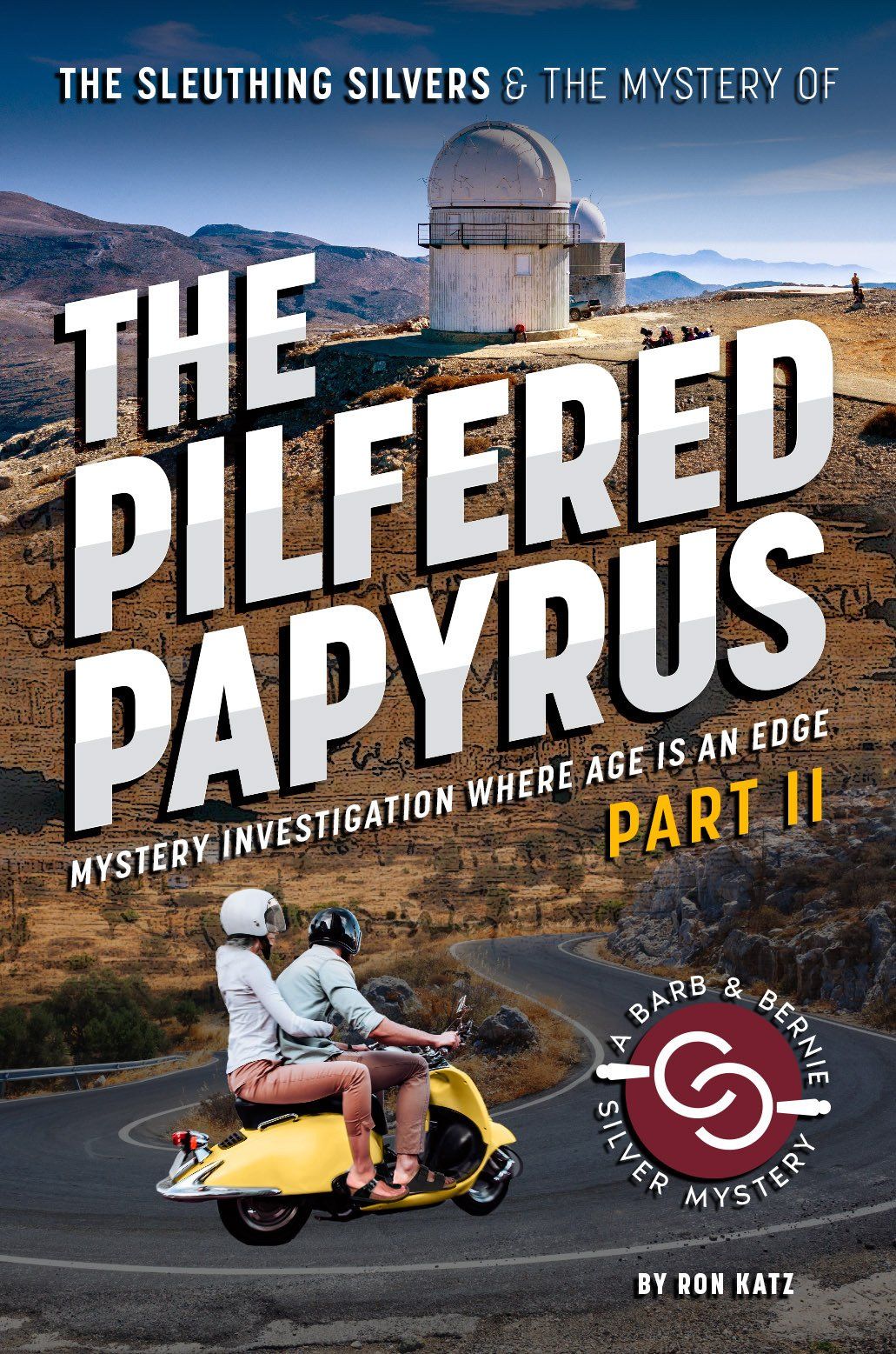 The cover of the book the pilfered papyrus part ii