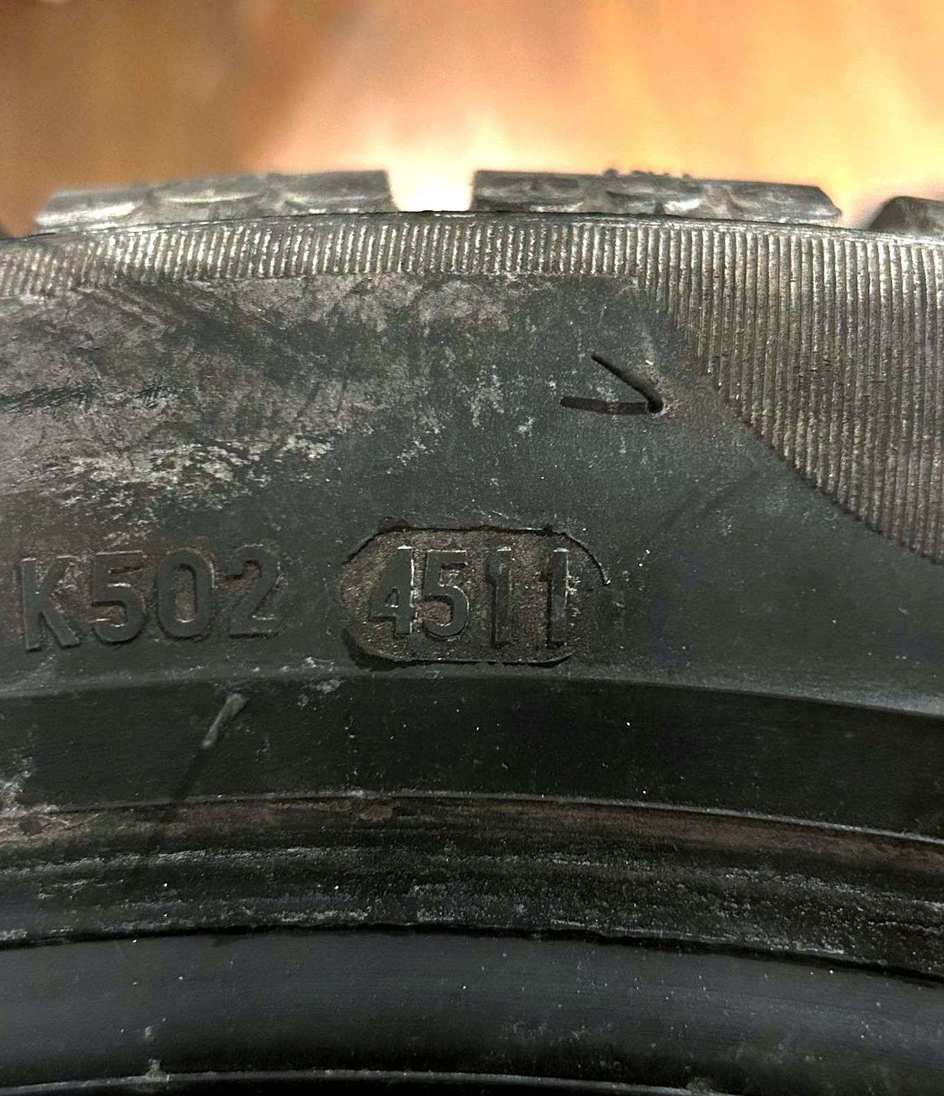 Date de fabrication d'un vieux pneu