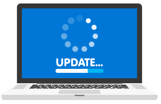 Laptop screen displaying