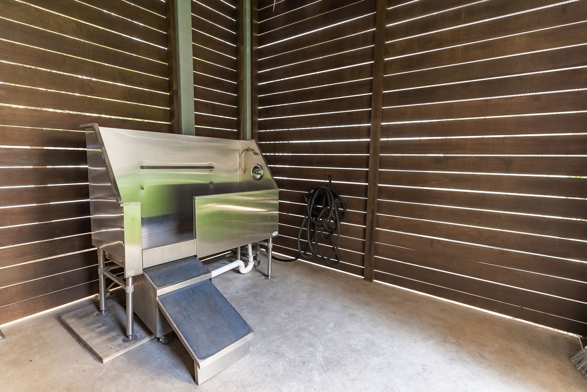 Pet spa at The Standard at Domain Northside, offers furnished apartments in Austin, TX.