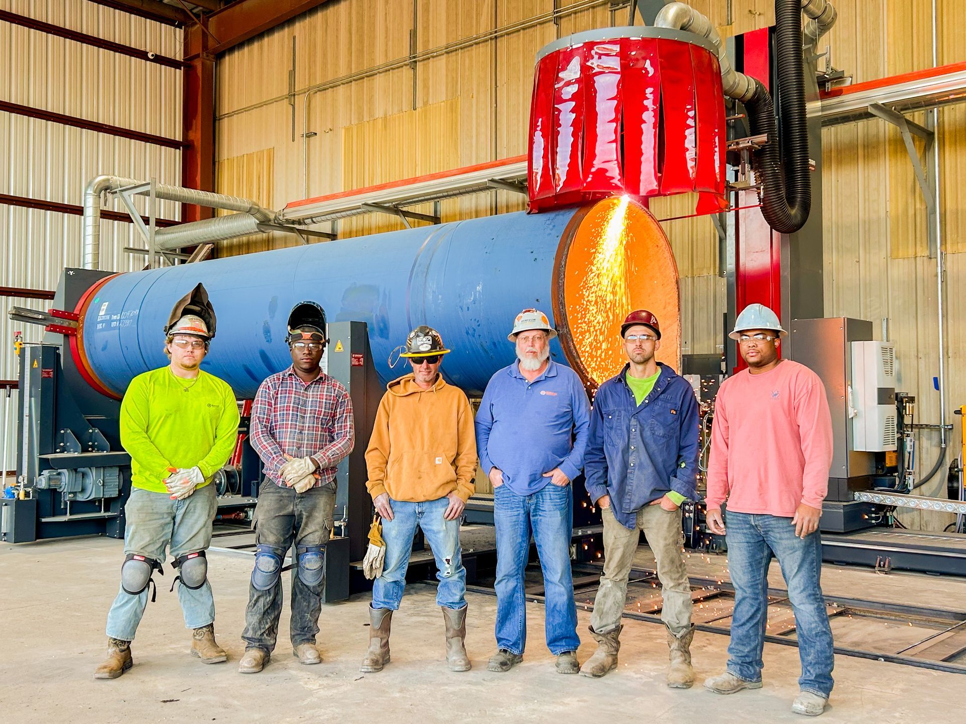 industrial boilers in plant