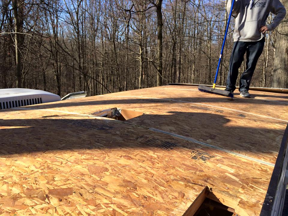 Rubber Roof Replacement