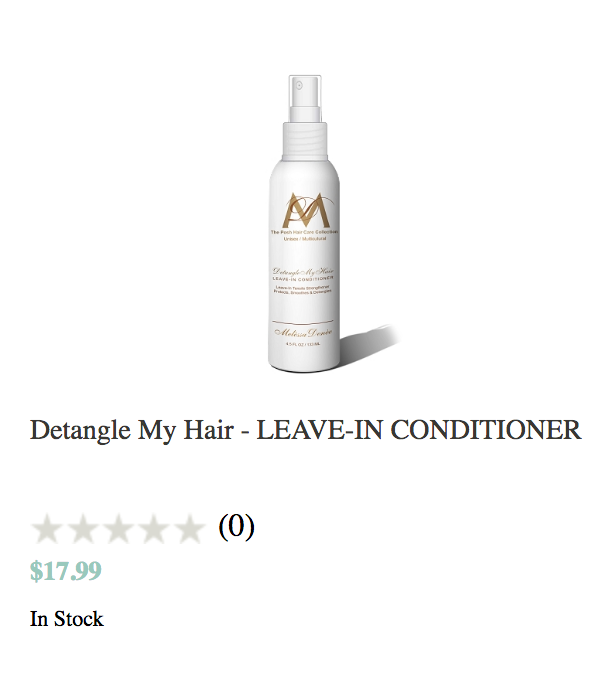 Masques, Leave Ins, and Styling Aids