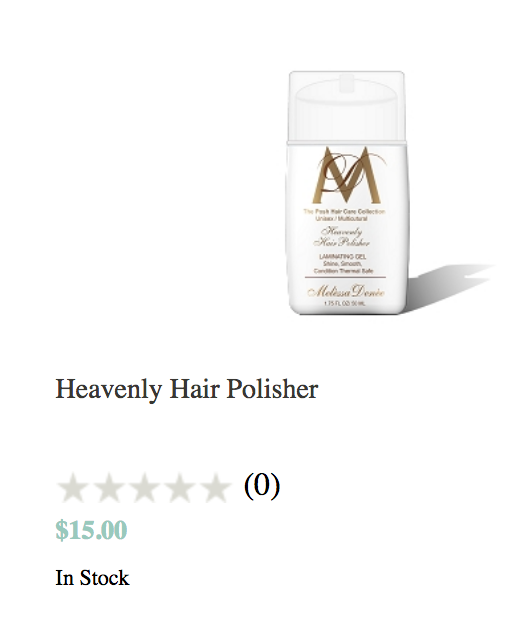 Masques, Leave Ins, and Styling Aids