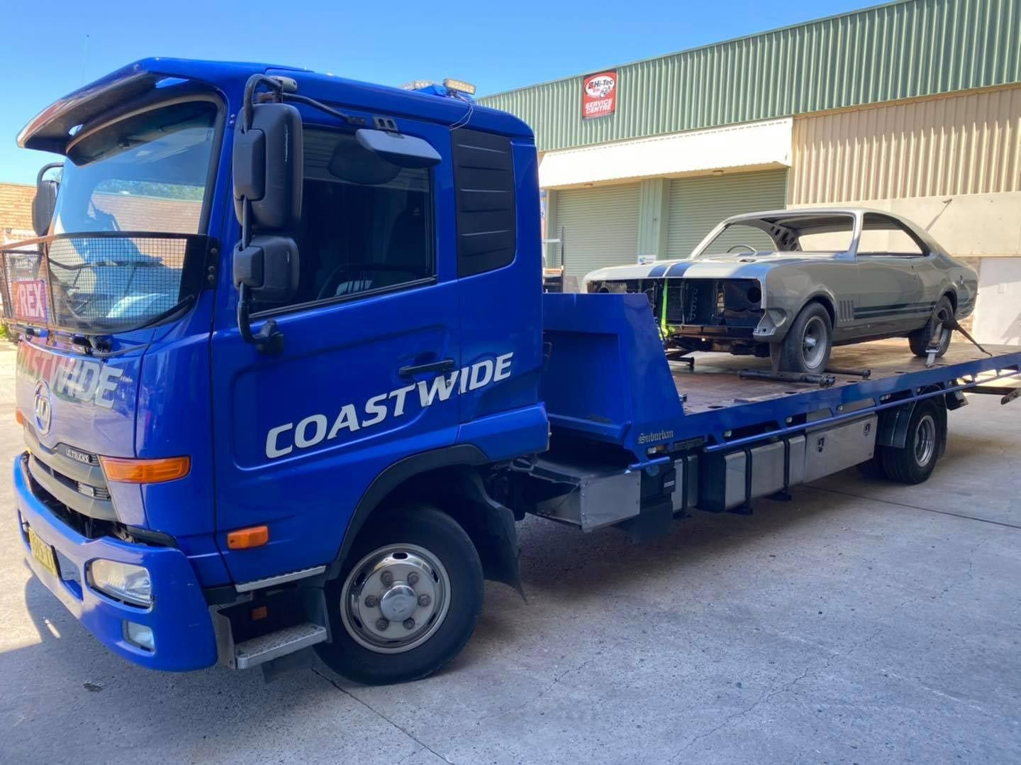 Towing A Car Body