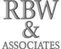 RBW & Associates logo in gray, stacked text.