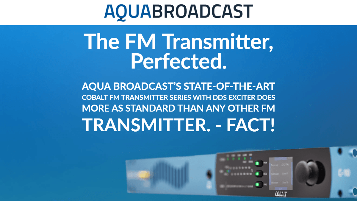 Aqua Broadcast cobalt fm transmitter