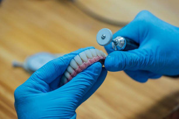 An image of dentures being repaired near Las Vegas, NV