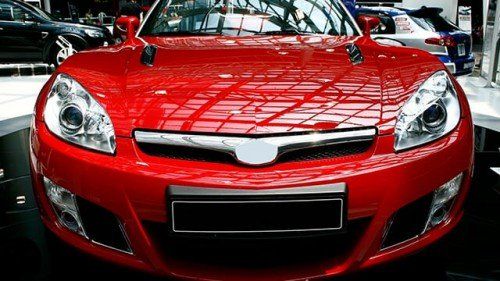 Red Sports Car — Auto Exterior Detailing in Bridgewater, NJ