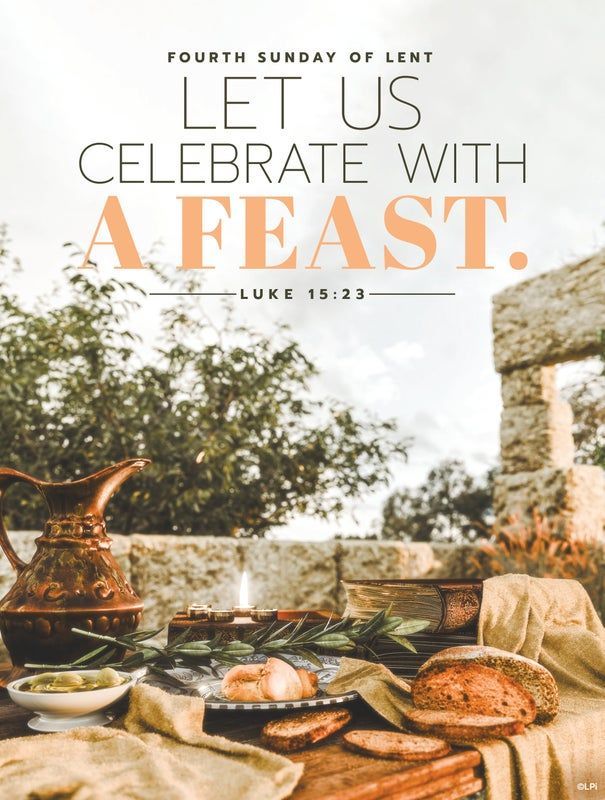 A bulletin cover for the fourth Sunday of Lent.