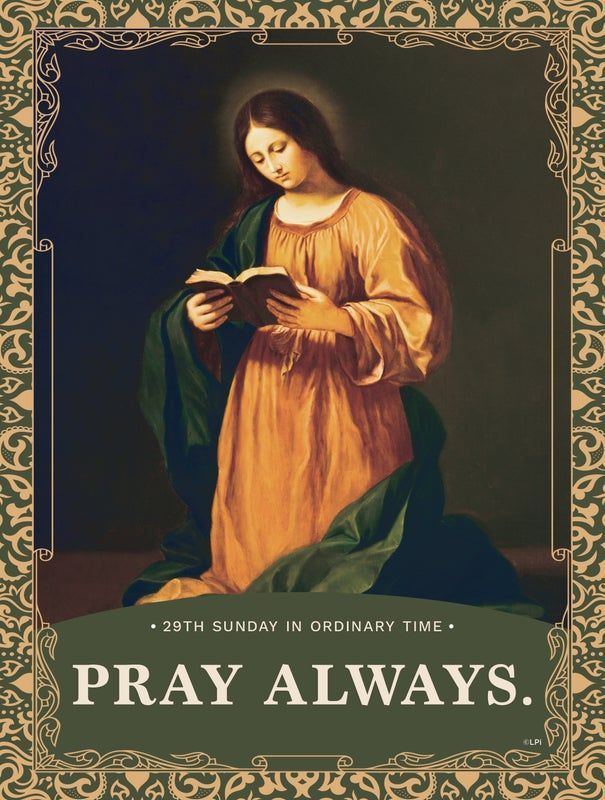 Catholic bulletin cover that says