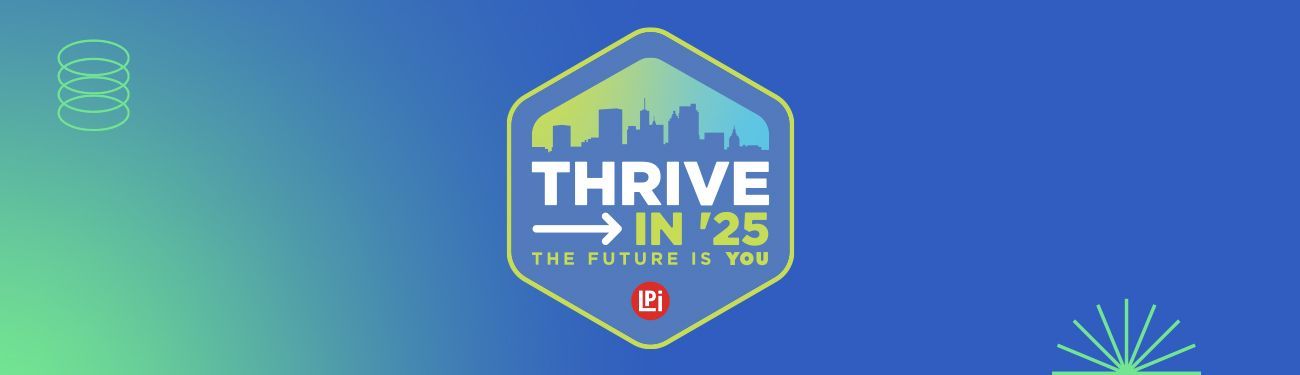 Thrive in '25 logo
