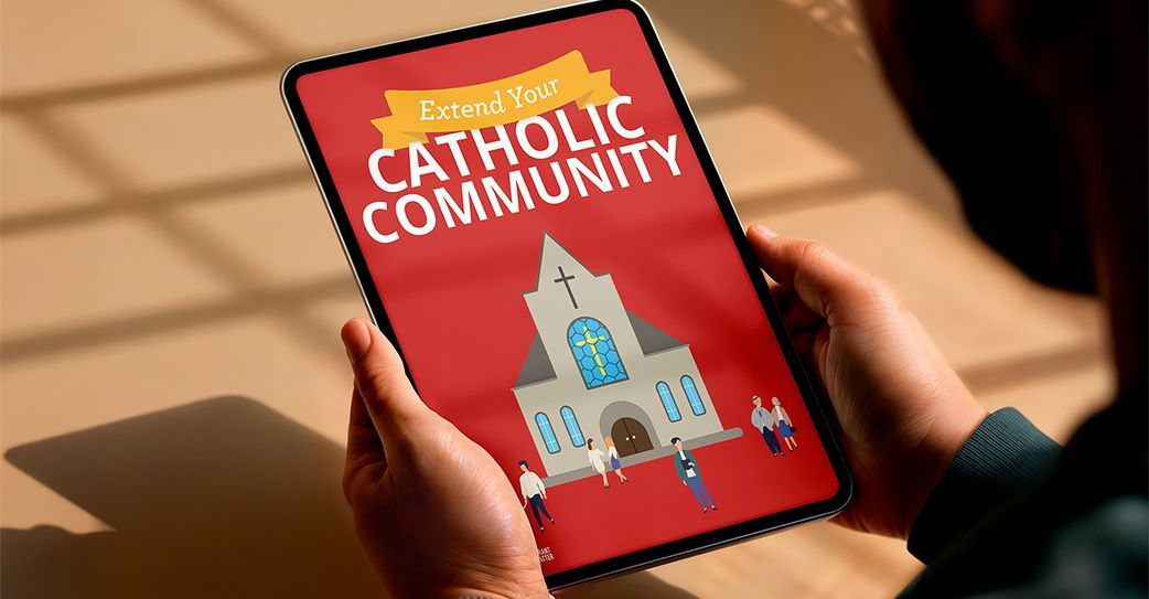 A person is holding a tablet with a book on it.