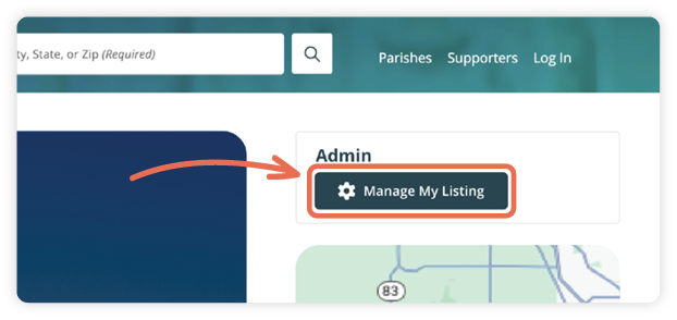 An arrow pointing to the Manage Communications button.