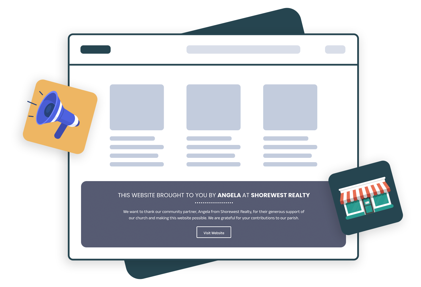 WeConnect Website Sponsorship